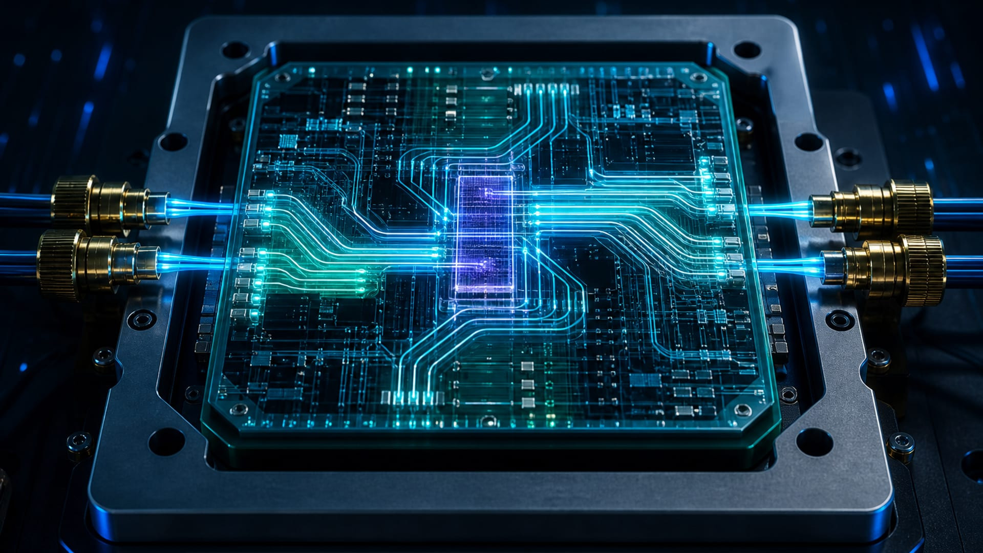 Illustrative photonics technology visual
